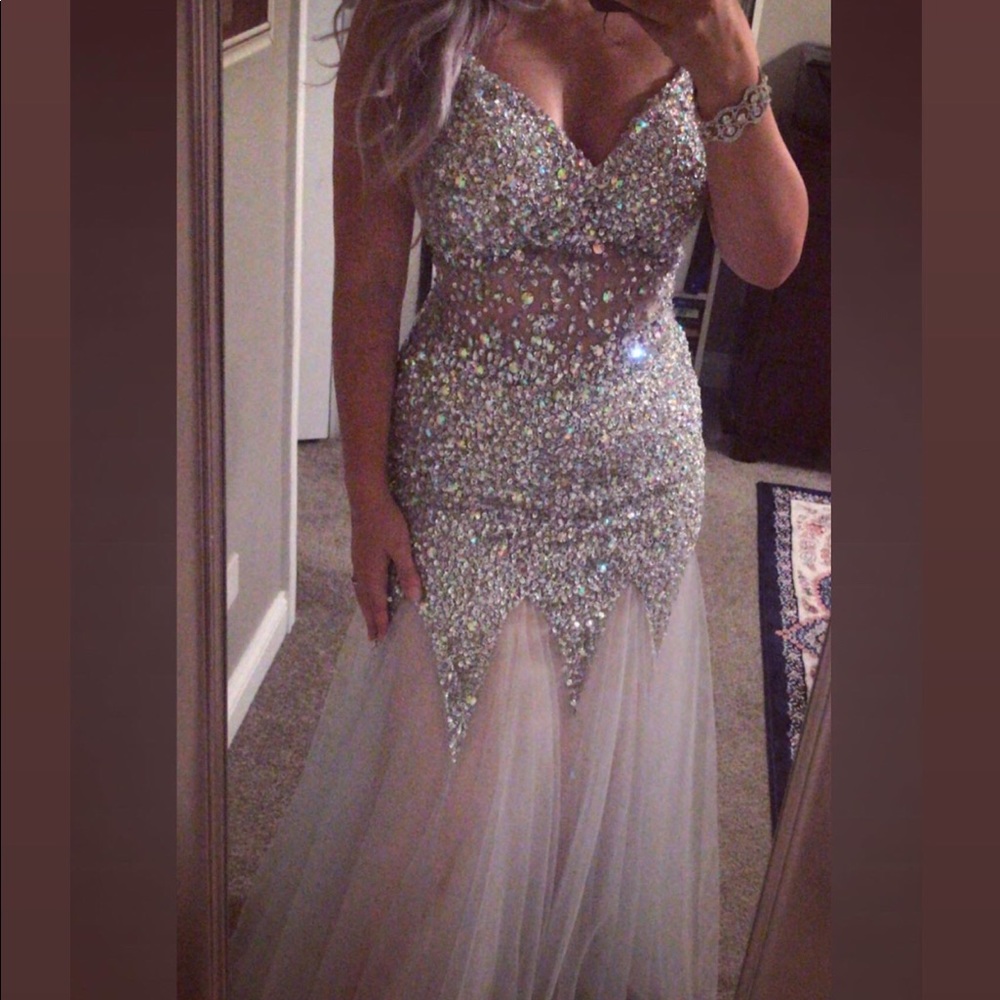 Bridal/Prom/Evening embellished gown.